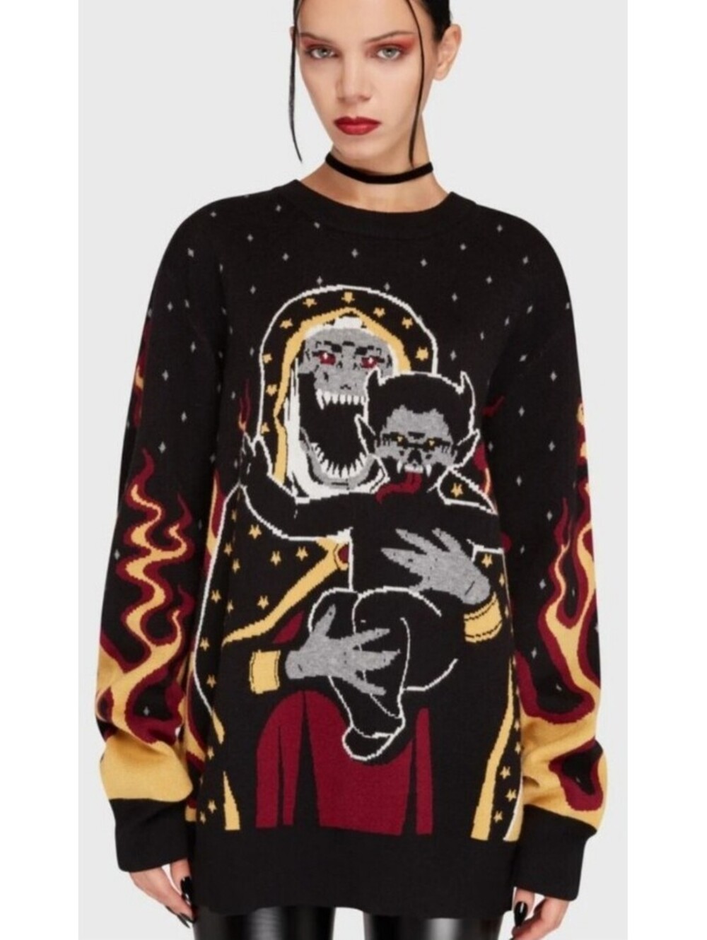Killstar Unholy Night Sweater Unisex Sz Small NEW With Tags RARE Hard To Find